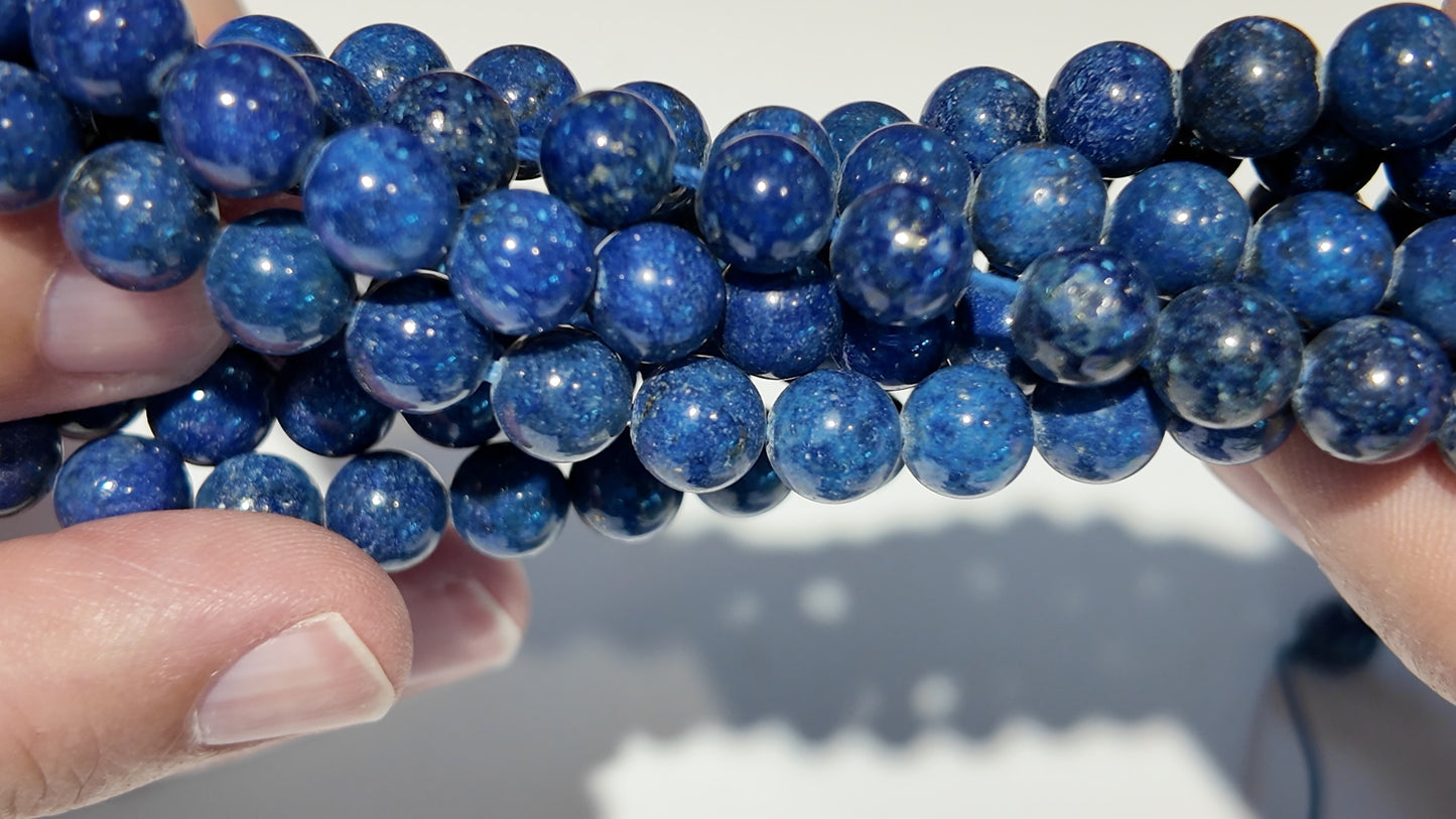 Lapis Round Smooth Beads 8 mm 16" strands $10 a strand!