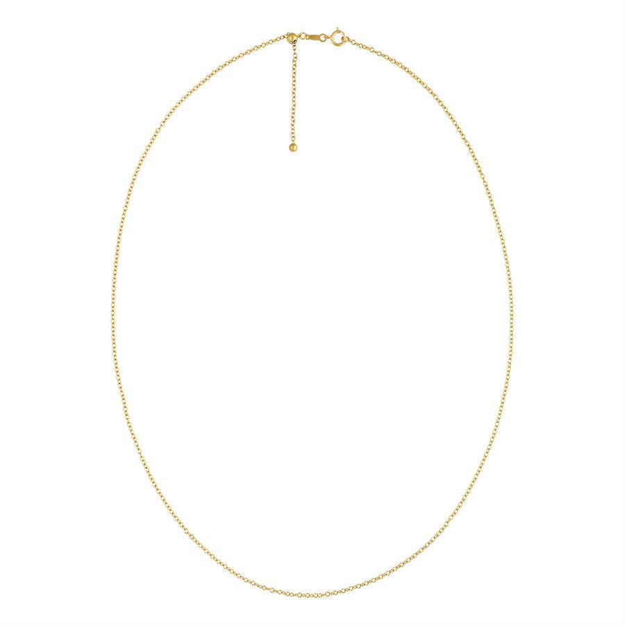 22" ADJUSTABLE 1.7MM CABLE CHAIN Gold Filled Closeout!