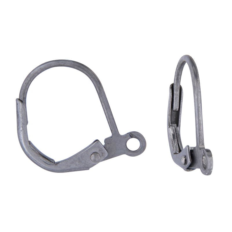 Stainless Steel Leverback w/Open Ring - .032”/.8MM/ 6 pair 20GA 6 pair