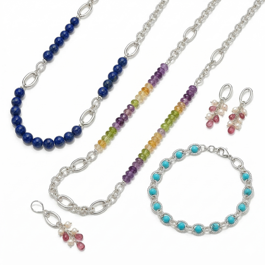 Sterling Silver Chain, no clasp, Approx 18" 4mm Handmade in Bali