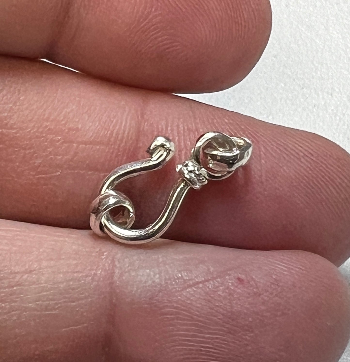 Bali Sterling Silver Clasp pack of 2 clasps