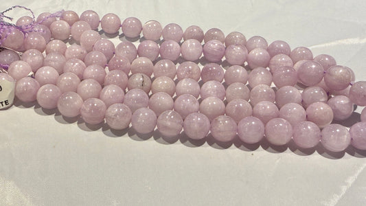 Kunzite 12 mm round beads 16" all Natural