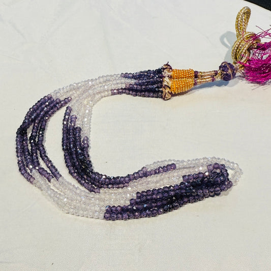 Cubic Zirconia Necklaces 3mm approx 15" strands