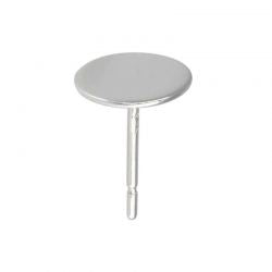 Sterling Silver Flat Pad with Post