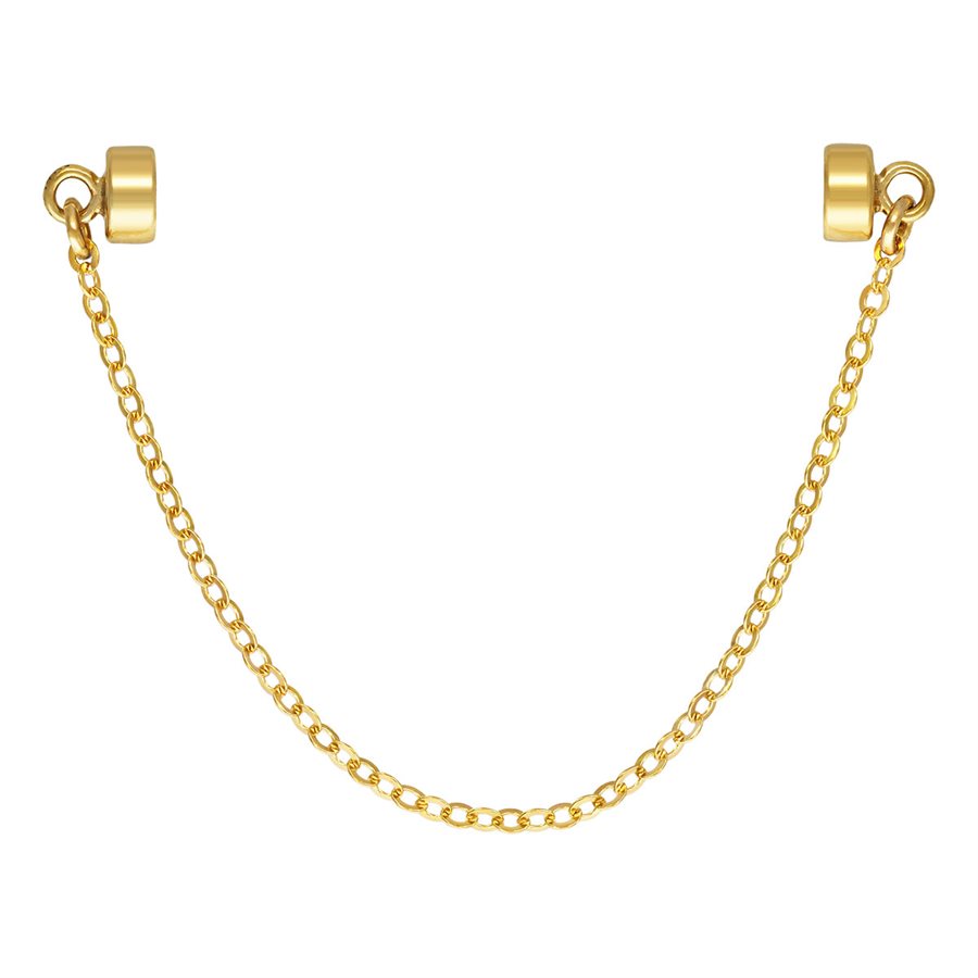 Gold Filled Magnetic Clasp with Safety Chain!  Made in the US!