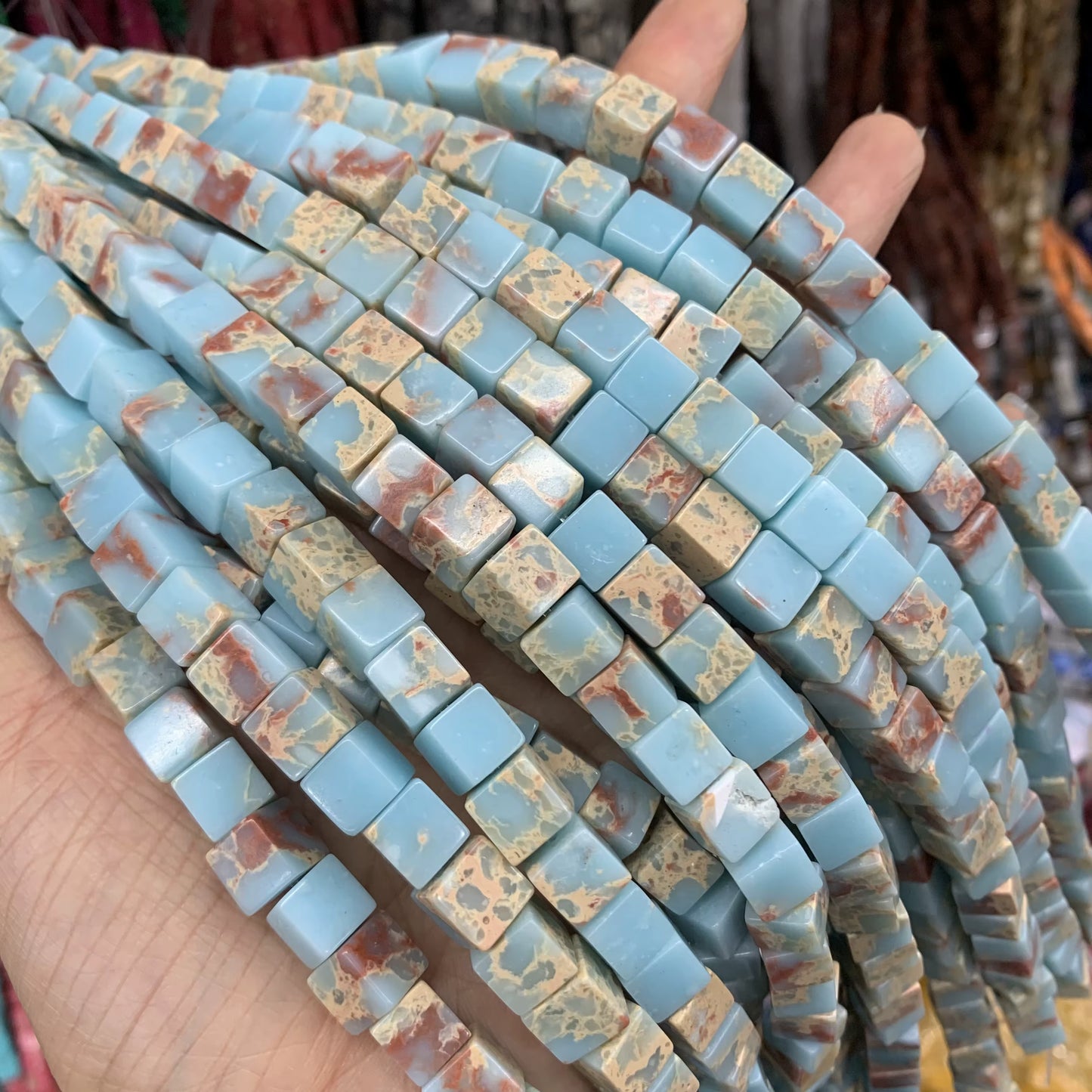 Shoushan Stone.  Approx. 15" strands