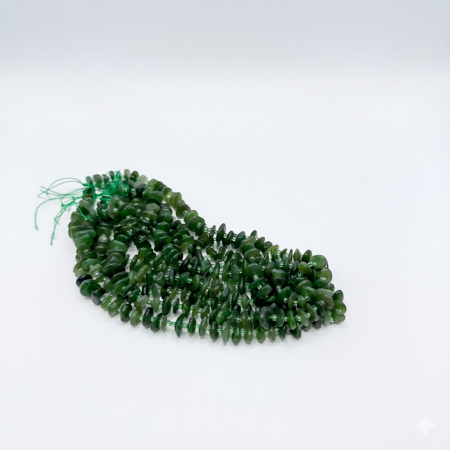 Natural, Genuine, Freeform, Center Drilled Gemstone Beads approx 15" strands