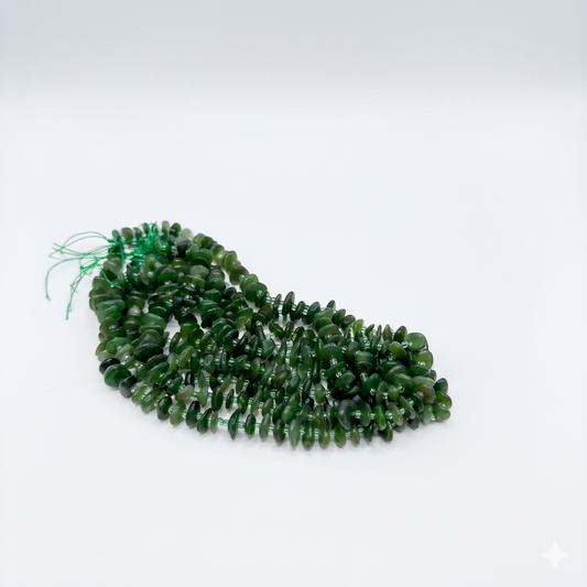Natural, Genuine, Freeform, Center Drilled Gemstone Beads approx 15" strands