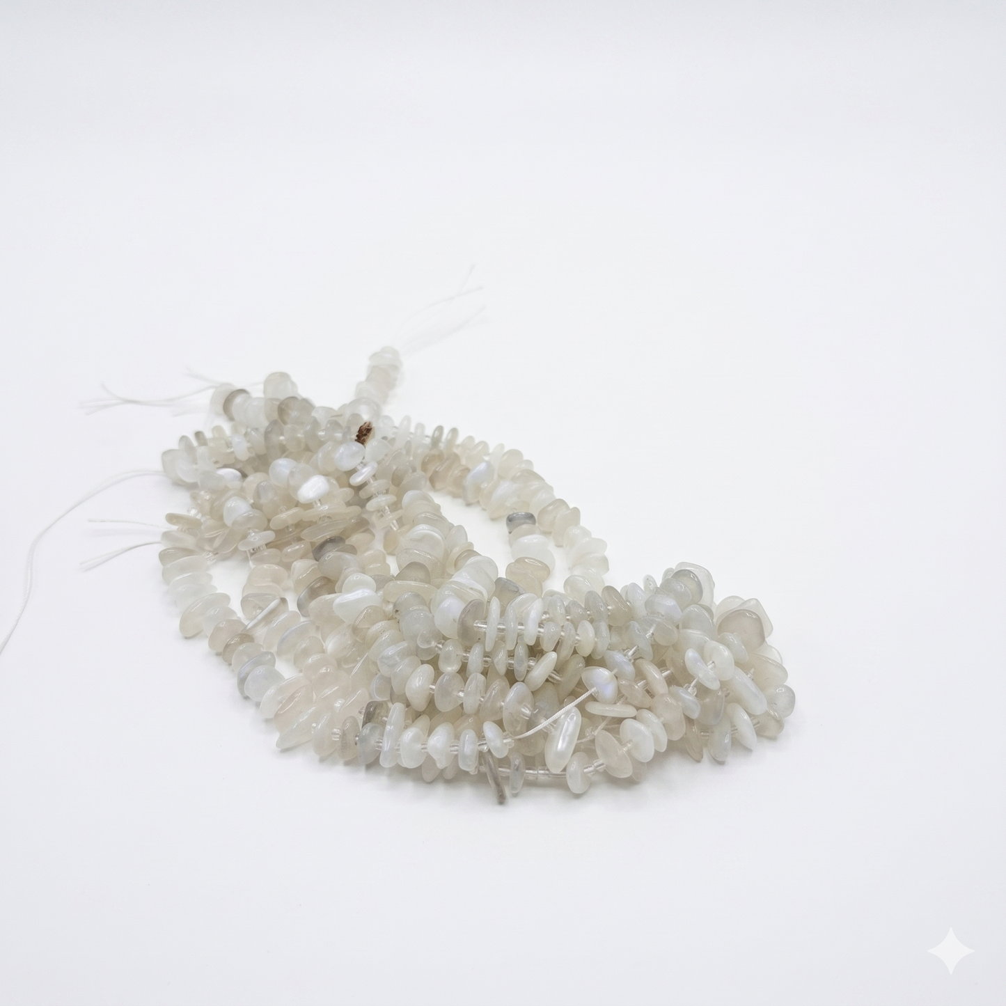Natural, Genuine, Freeform, Center Drilled Gemstone Beads approx 15" strands