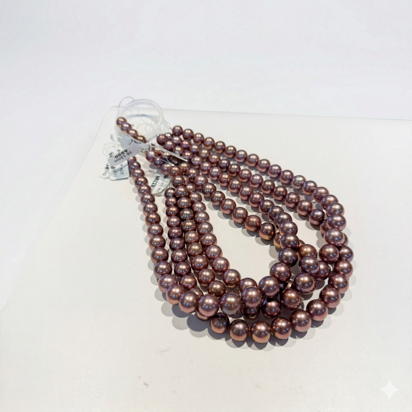 Natural color Purple Edison Pearls 10-12mm 15" Strands round AAA