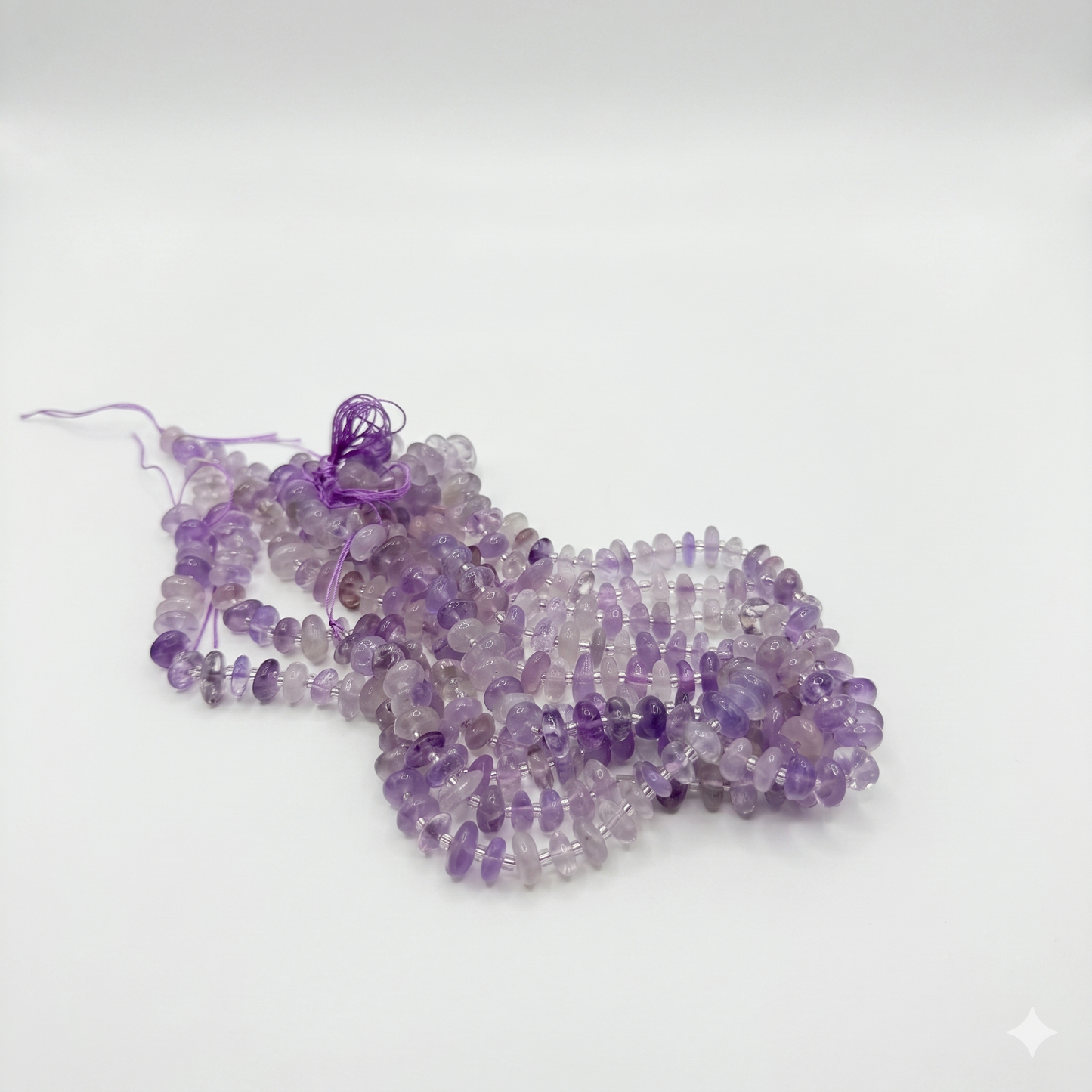 Natural, Genuine, Freeform, Center Drilled Gemstone Beads approx 15" strands