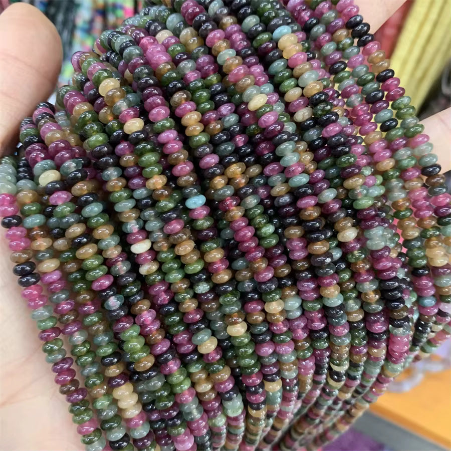 Optimized Tourmaline Beads, 15" strands