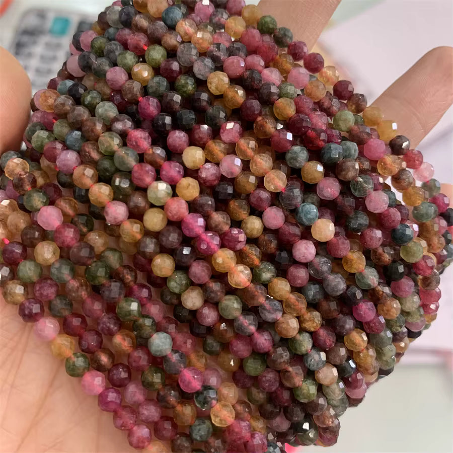 Optimized Tourmaline Beads, 15" strands