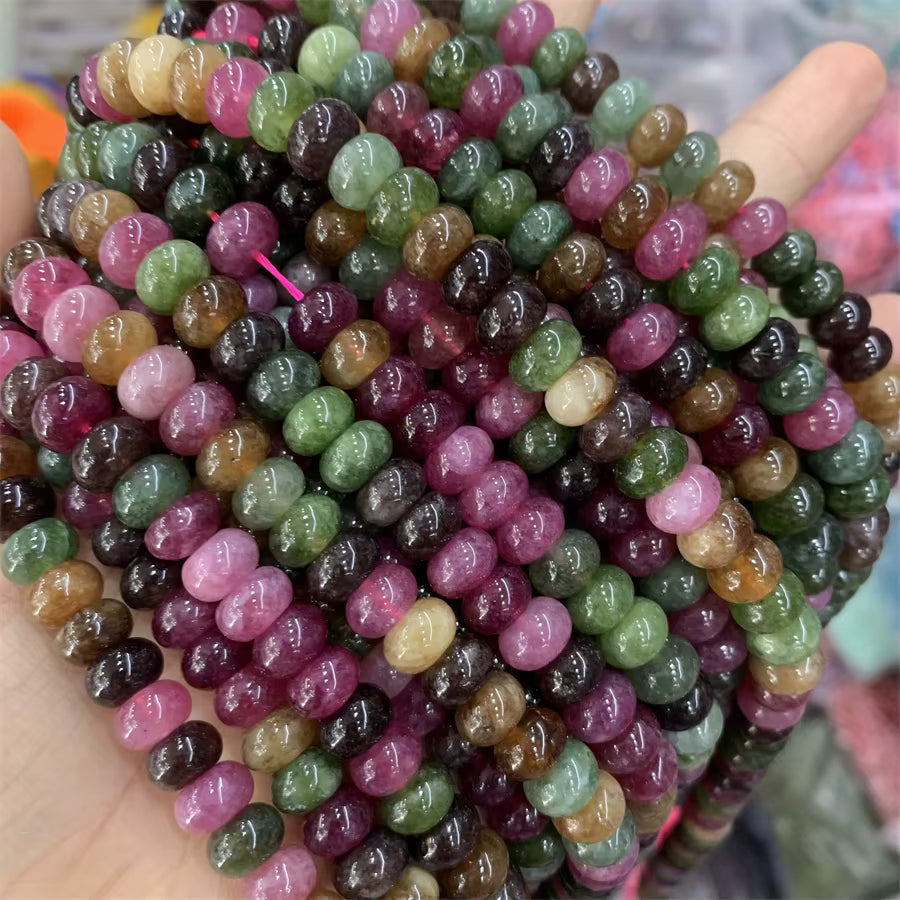 Optimized Tourmaline Beads, 15" strands