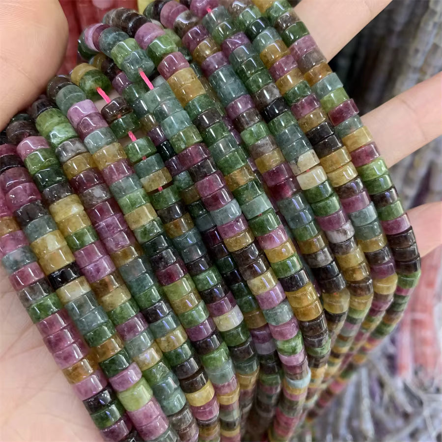 Optimized Tourmaline Beads, 15" strands