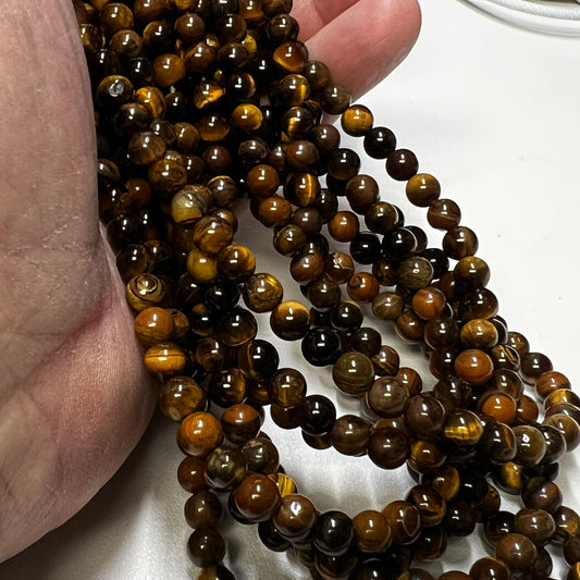 Tiger Eye Beads top quality 16" strands