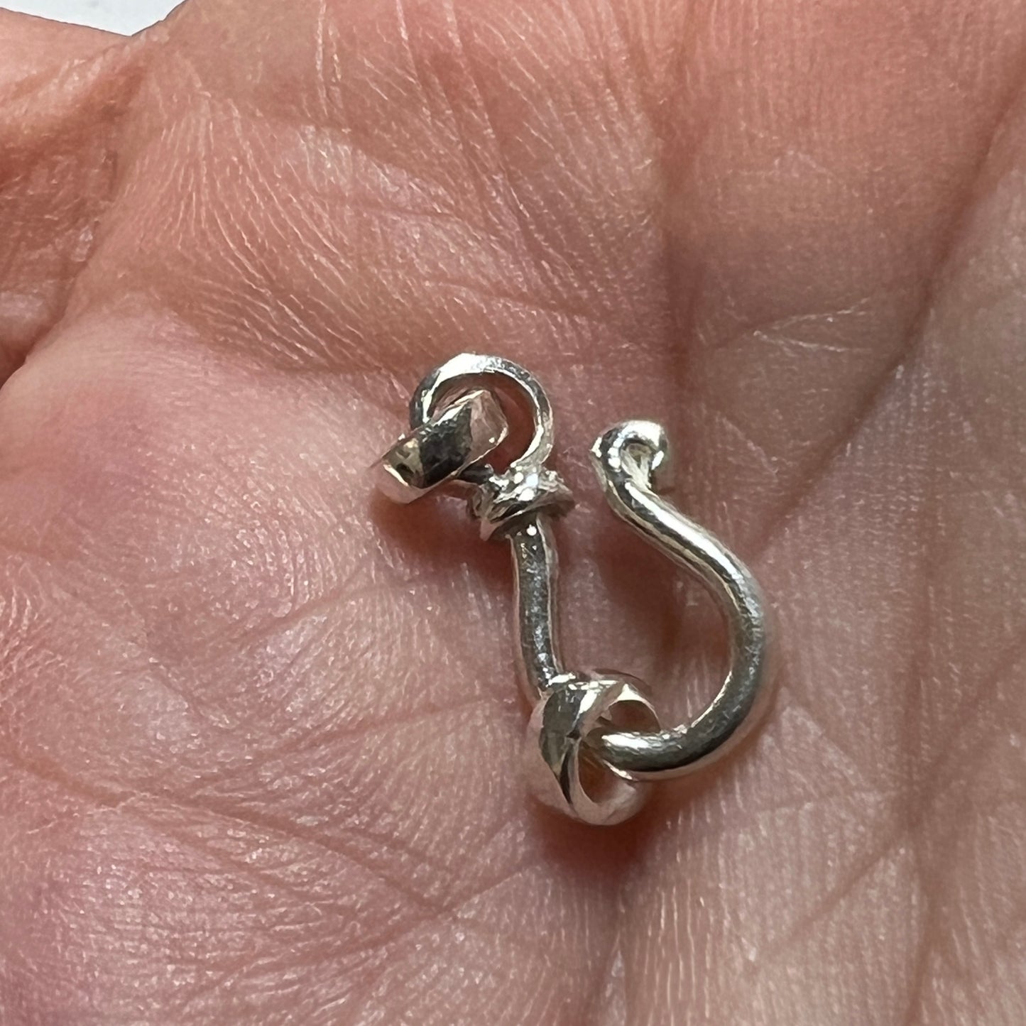 Bali Sterling Silver Clasp pack of 2 clasps