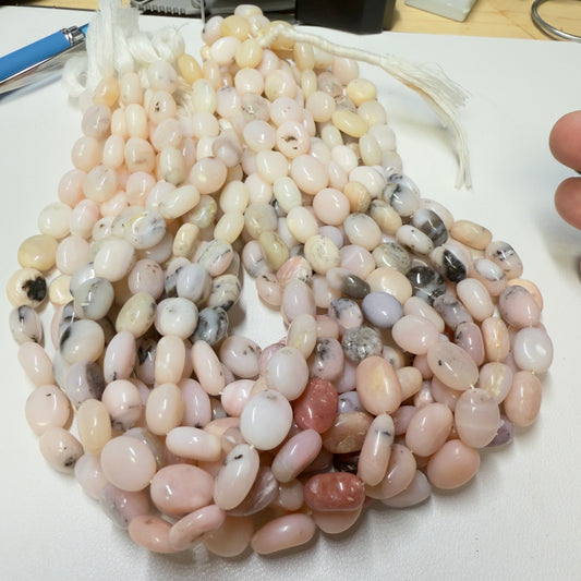 Pink Opal from Madagascar approx. 10x14 16" strands
