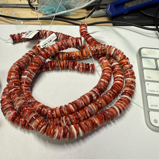 Spiny Oyster Beads approx. 12mm 16" strands
