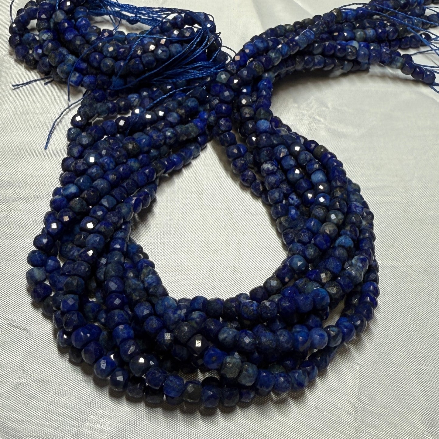 Gemstone Cube Beads 4mm 16" strands