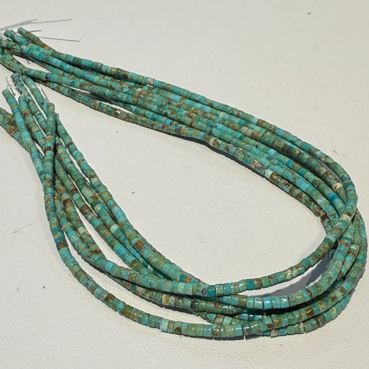 Kingman Turquoise predominantly Blue!  3.5mm  15" strands, all natural!