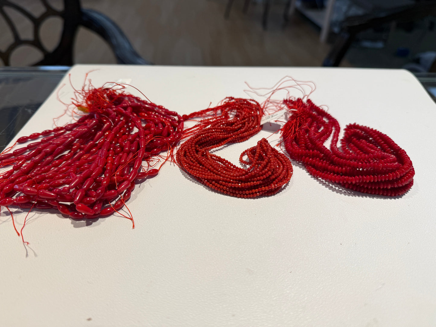 Coral Beads "color treated" 15" strands, Special Deal your choice $10 a strand!